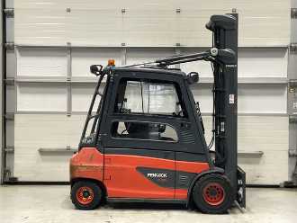 Chariot élévateur d'occasion LINDE E35L-01 ELEKTRO VIERRADFRONTSTAPLER (13025969)