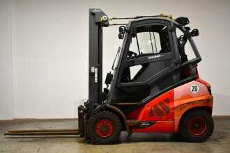 Chariot élévateur d'occasion LINDE H 40 T EVO 394-02 GAS VIERRADFRONTSTAPLER (13004675)