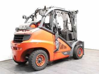 Chariot élévateur d'occasion LINDE H 50 T-02/600 394 GAS VIERRADFRONTSTAPLER (13068481)