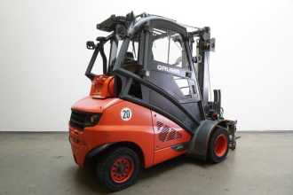 Chariot élévateur d'occasion LINDE H 50 T EVO 394-02 GAS VIERRADFRONTSTAPLER (13056392)