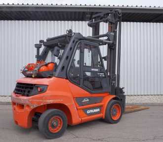 Chariot élévateur d'occasion LINDE H 70 T EVO 396-03 GAS VIERRADFRONTSTAPLER (12957160)