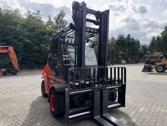 Chariot élévateur d'occasion LINDE H 80 T-03 GAS VIERRADFRONTSTAPLER (13058138)