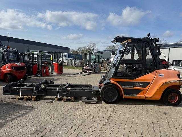 Chariot élévateur d'occasion LINDE H 80 T 900 GAS VIERRADFRONTSTAPLER (13029330)