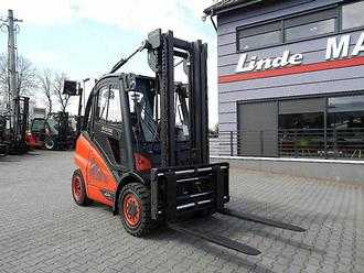 Chariot élévateur d'occasion LINDE H40D-02 Stabau sideshift fork positioner DIESEL VIERRADFRONTSTAPLER (12999459)
