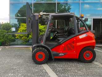 Chariot élévateur d'occasion LINDE H40T GAS VIERRADFRONTSTAPLER (13063806)