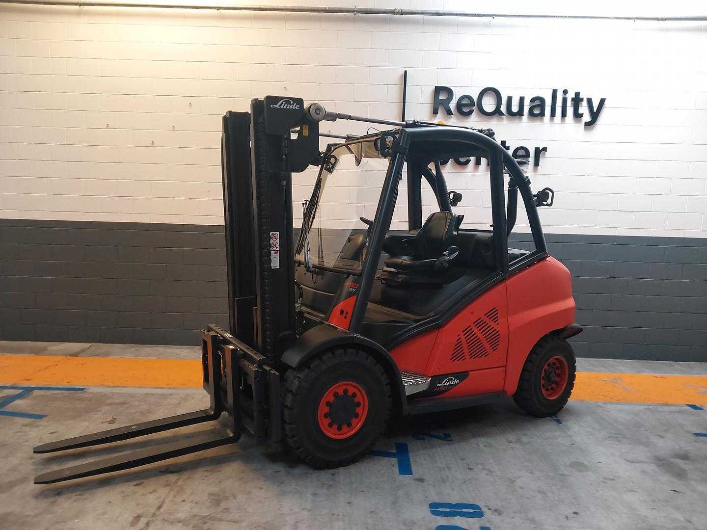 Chariot élévateur d'occasion LINDE H50 DIESEL VIERRADFRONTSTAPLER (13063713)