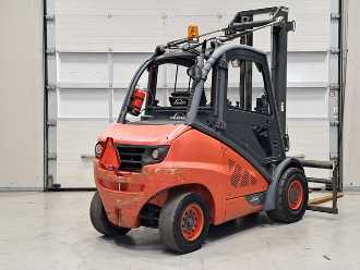 Chariot élévateur d'occasion LINDE H50D-02 DIESEL VIERRADFRONTSTAPLER (13034774)