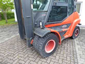 Chariot élévateur d'occasion LINDE H60D-03 DIESEL VIERRADFRONTSTAPLER (13041403)