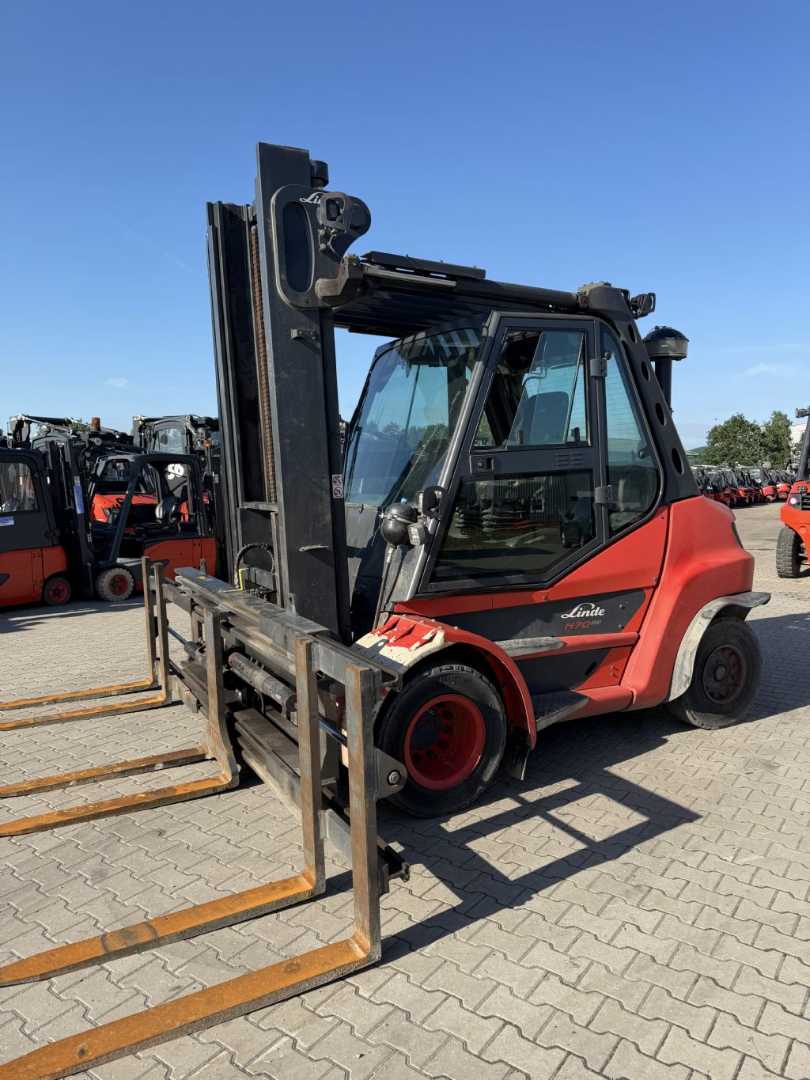 Chariot élévateur d'occasion LINDE H70D-03 DIESEL VIERRADFRONTSTAPLER (13046760)