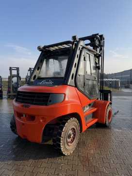 Chariot élévateur d'occasion LINDE H80D-02 DIESEL VIERRADFRONTSTAPLER (13016688)
