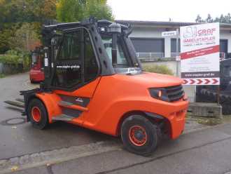 Chariot élévateur d'occasion LINDE H80D-03/1100 DIESEL VIERRADFRONTSTAPLER (13074891)