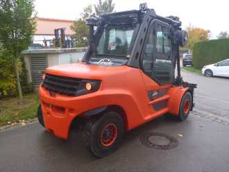 Chariot élévateur d'occasion LINDE H80D-03/1100 DIESEL VIERRADFRONTSTAPLER (13074891)