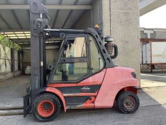 Chariot élévateur d'occasion LINDE H80D-03/900 DIESEL VIERRADFRONTSTAPLER (13065597)