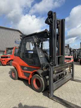 Chariot élévateur d'occasion LINDE H80D-03 DIESEL VIERRADFRONTSTAPLER (13064889)