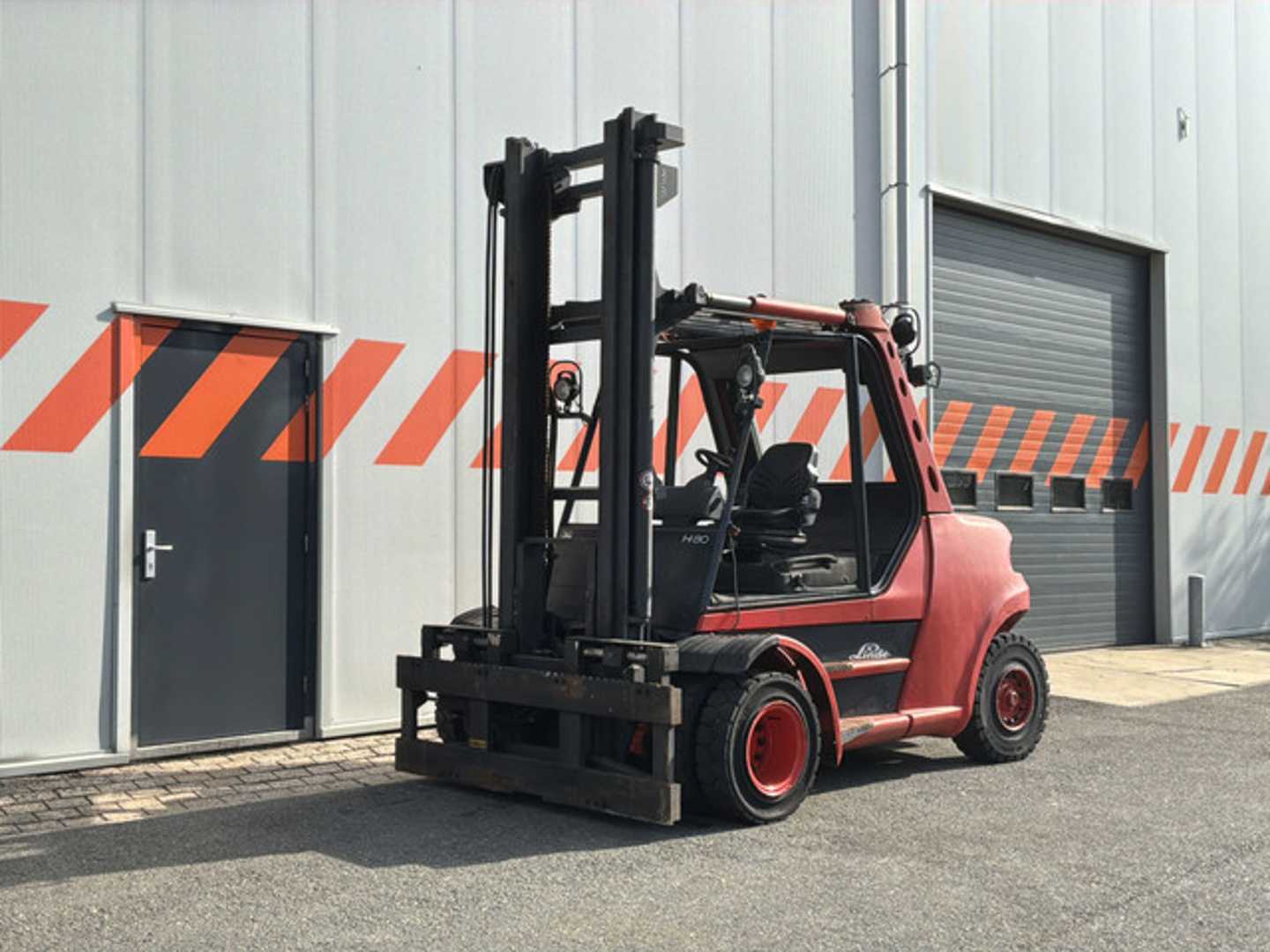 Chariot élévateur d'occasion LINDE H80D/900-02 DIESEL VIERRADFRONTSTAPLER (13072389)