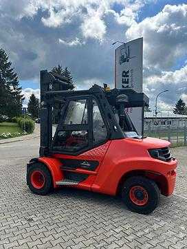 Chariot élévateur d'occasion LINDE H80D-900 DIESEL VIERRADFRONTSTAPLER (12784638)