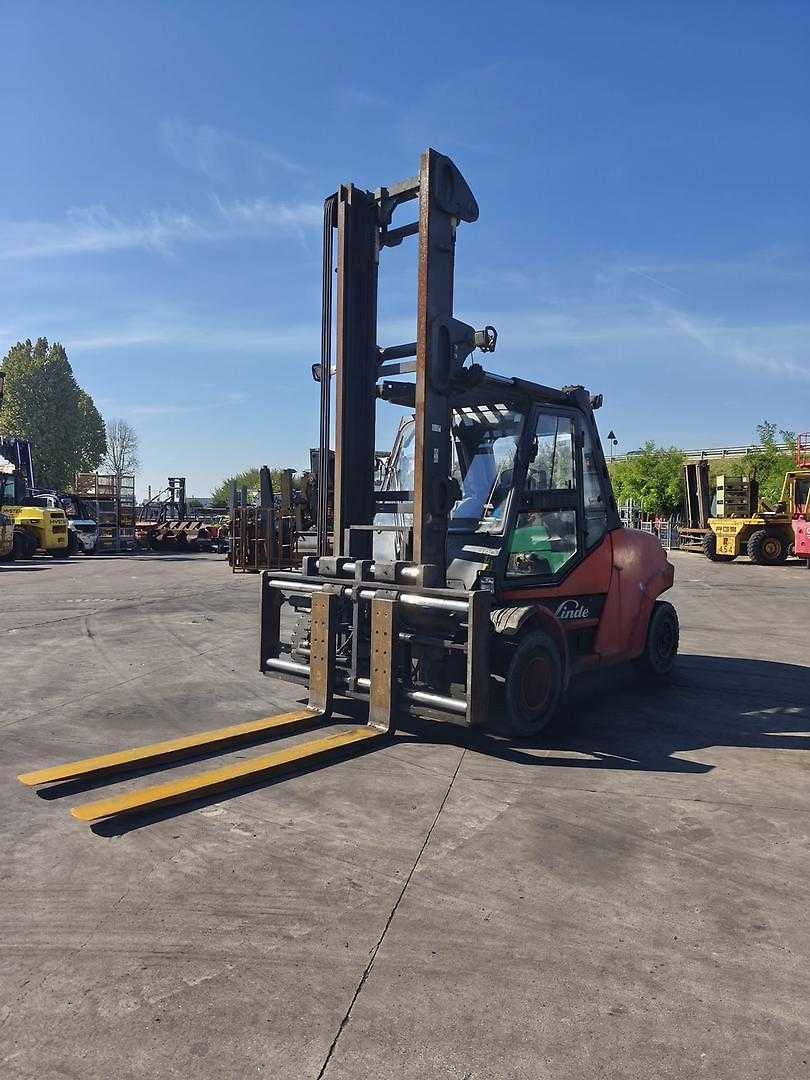 Chariot élévateur d'occasion LINDE H80D1100 DIESEL VIERRADFRONTSTAPLER (13075835)