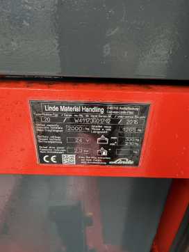 Chariot élévateur d'occasion LINDE L20 ELEKTRO HOCHHUBWAGENDEICHSEL (13057105)