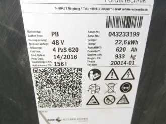 Chariot élévateur d'occasion LINDE R 14 - 01 ELEKTRO SCHUBMASTSTAPLER (13016552)