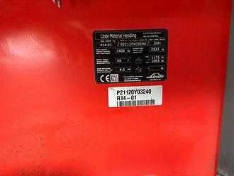 Chariot élévateur d'occasion LINDE R 14 -01 ELEKTRO SCHUBMASTSTAPLER (13072583)
