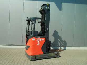 Chariot élévateur d'occasion LINDE R 14 ELEKTRO SCHUBMASTSTAPLER (13036841)