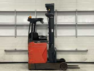 Chariot élévateur d'occasion LINDE R10B-01 ELEKTRO SCHUBMASTSTAPLER (12975234)