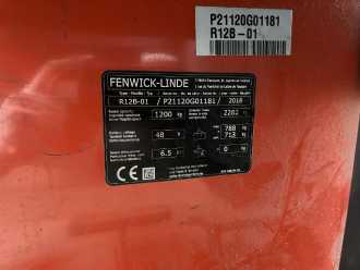 Chariot élévateur d'occasion LINDE R12B-01 ELEKTRO SCHUBMASTSTAPLER (13038493)