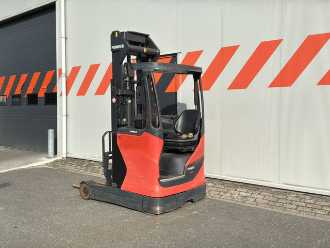 Chariot élévateur d'occasion LINDE R14-01 ELEKTRO SCHUBMASTSTAPLER (13074599)