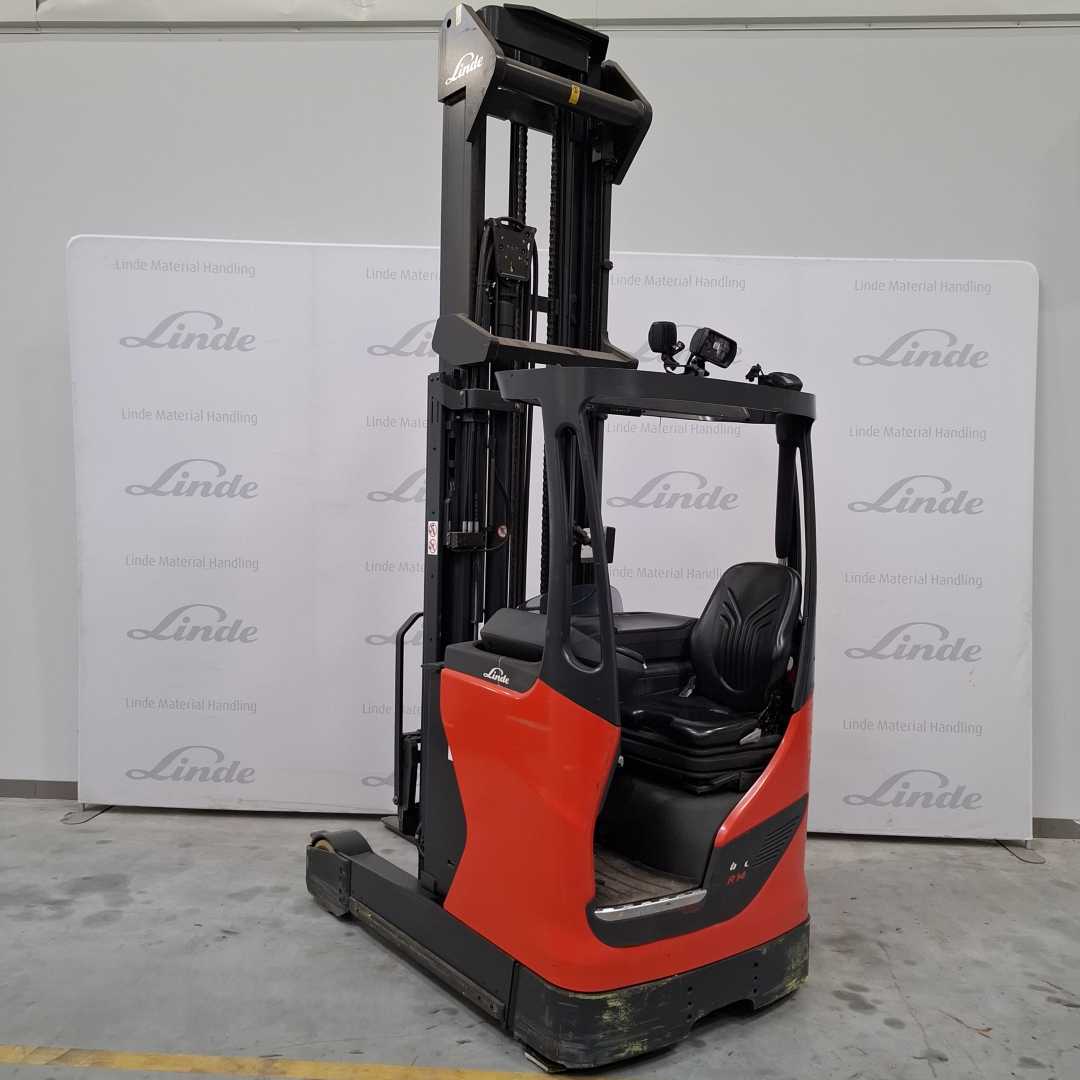 Chariot élévateur d'occasion LINDE R14 N ELEKTRO SCHUBMASTSTAPLER (13072844)