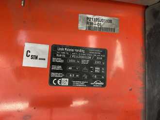 Chariot élévateur d'occasion LINDE R16-01 ELEKTRO SCHUBMASTSTAPLER (13039479)