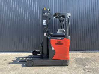 Chariot élévateur d'occasion LINDE R16-01 ELEKTRO SCHUBMASTSTAPLER (13044992)