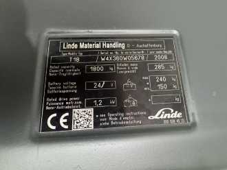 Chariot élévateur d'occasion LINDE T 18 ELEKTRO NIEDERHUBWAGENDEICHSEL (13073427)