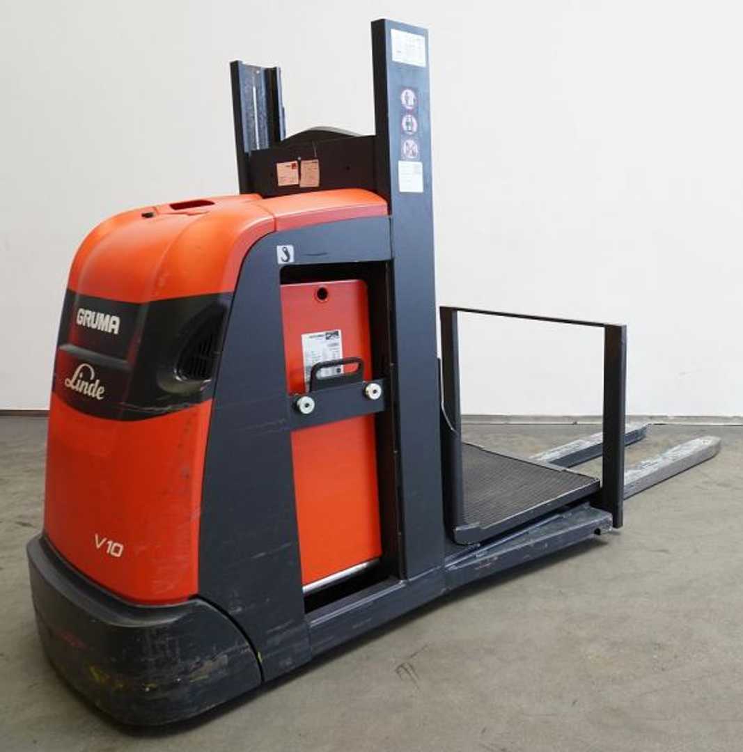 Chariot élévateur d'occasion LINDE V 10 5212 ELEKTRO MITTELHUBKOMMISSIONIERER (12907737)