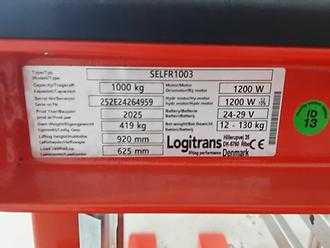 Chariot élévateur d'occasion LOGITRANS SELFR 1003 ELEKTRO HOCHHUBWAGENMANUELLELEKTRISCH (13028558)