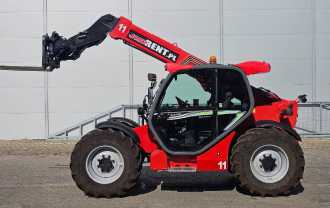 Chariot élévateur d'occasion MANITOU MLT 741 H ST3B 2015/2016 JMPRENT WEITERE TELESKOPARMSTAPLER (13036323)