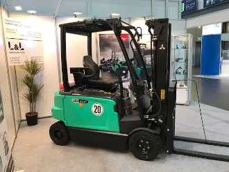 Chariot élévateur d'occasion MITSUBISHI FB 20 AN ELEKTRO VIERRADFRONTSTAPLER (12863942)