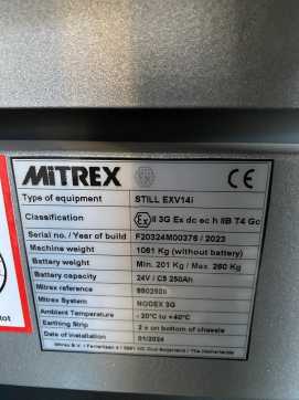 Chariot élévateur d'occasion STILL EXV14I_ATEX ELEKTRO HOCHHUBWAGENDEICHSEL (12923916)