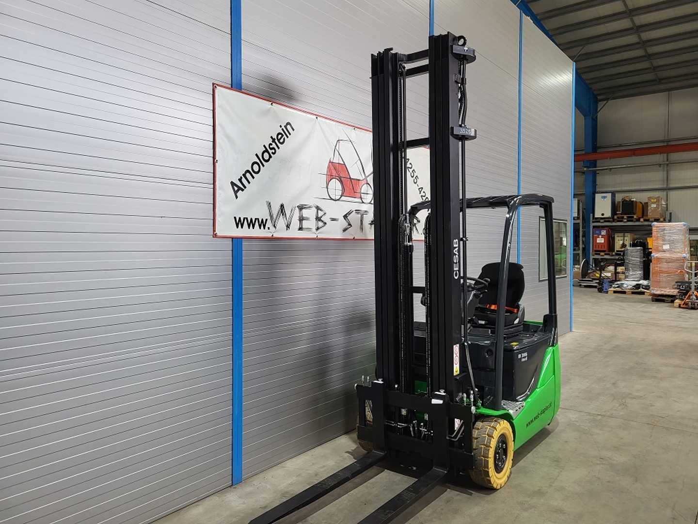 Used Forklift Truck CESAB B316II ELEKTRO DREIRADFRONTSTAPLER (13058041)
