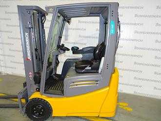 Used Forklift Truck JUNGHEINRICH EFG 215 ELEKTRO DREIRADFRONTSTAPLER (12881120)