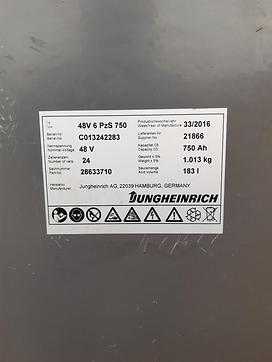 Used Forklift Truck JUNGHEINRICH EFG 216 Bj. 2013 ELEKTRO DREIRADFRONTSTAPLER (12843362)