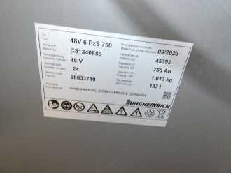 Used Forklift Truck JUNGHEINRICH EFG 220 ELEKTRO DREIRADFRONTSTAPLER (13076003)