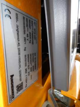 Used Forklift Truck JUNGHEINRICH EFG 220 ELEKTRO DREIRADFRONTSTAPLER (13076003)