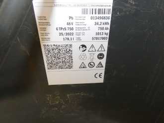 Used Forklift Truck JUNGHEINRICH EFG 220 ELEKTRO DREIRADFRONTSTAPLER (13076067)