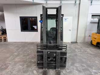 Used Forklift Truck JUNGHEINRICH EFG 320 / Kabine / 2195 Std. ELEKTRO VIERRADFRONTSTAPLER (13058431)