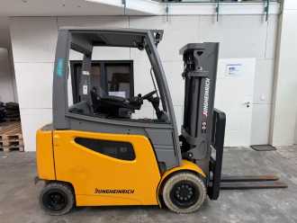 Used Forklift Truck JUNGHEINRICH EFG 430 / 2456 Std. ELEKTRO VIERRADFRONTSTAPLER (13062685)