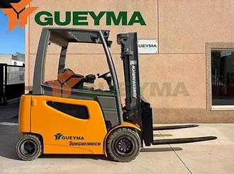 Used Forklift Truck JUNGHEINRICH EFG-430K ELEKTRO VIERRADFRONTSTAPLER (13075600)