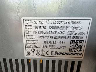 Used Forklift Truck JUNGHEINRICH ESC 214 ELEKTRO HOCHHUBWAGENFAHRERSTAND (13076030)