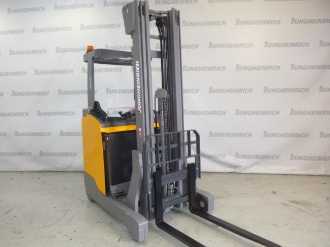 Used Forklift Truck JUNGHEINRICH ETV 112 SP E GE 115 620 DZ ELEKTRO SCHUBMASTSTAPLER (13053589) backdrop