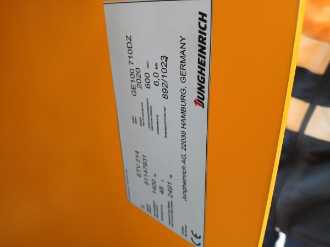 Used Forklift Truck JUNGHEINRICH ETV 214 MP E GE 100 710 DZ ELEKTRO SCHUBMASTSTAPLER (13069936)