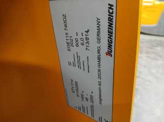 Used Forklift Truck JUNGHEINRICH ETV 214 MP E GE 115 740 DZ ELEKTRO SCHUBMASTSTAPLER (13069934)